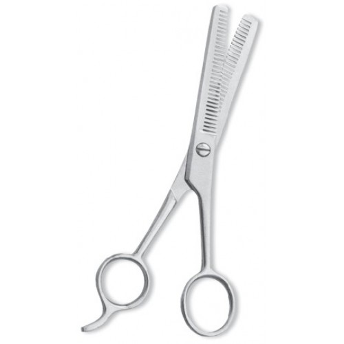 Professional Thinning Scissor. One Blade Teeth and One Blade Razor. Mirror Finish.